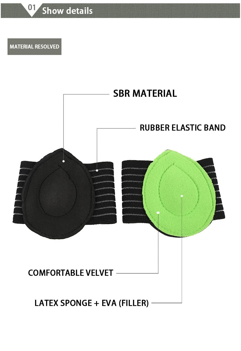 Orthotic Insole Flat Foot Arch Support Insoles Women Men Half Shoe Insoles Feet Care Accessories Shoes Pad Orthopedic Insoles