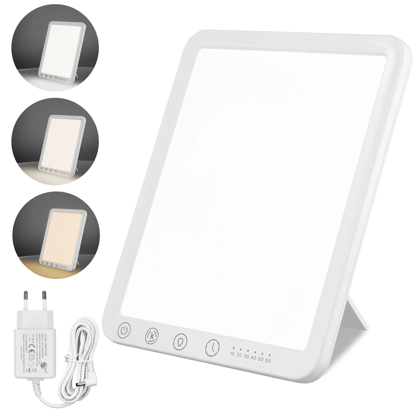 SunGlow 15000 LUX – lampa dziennego światła z 3 barwami i regulacją jasności