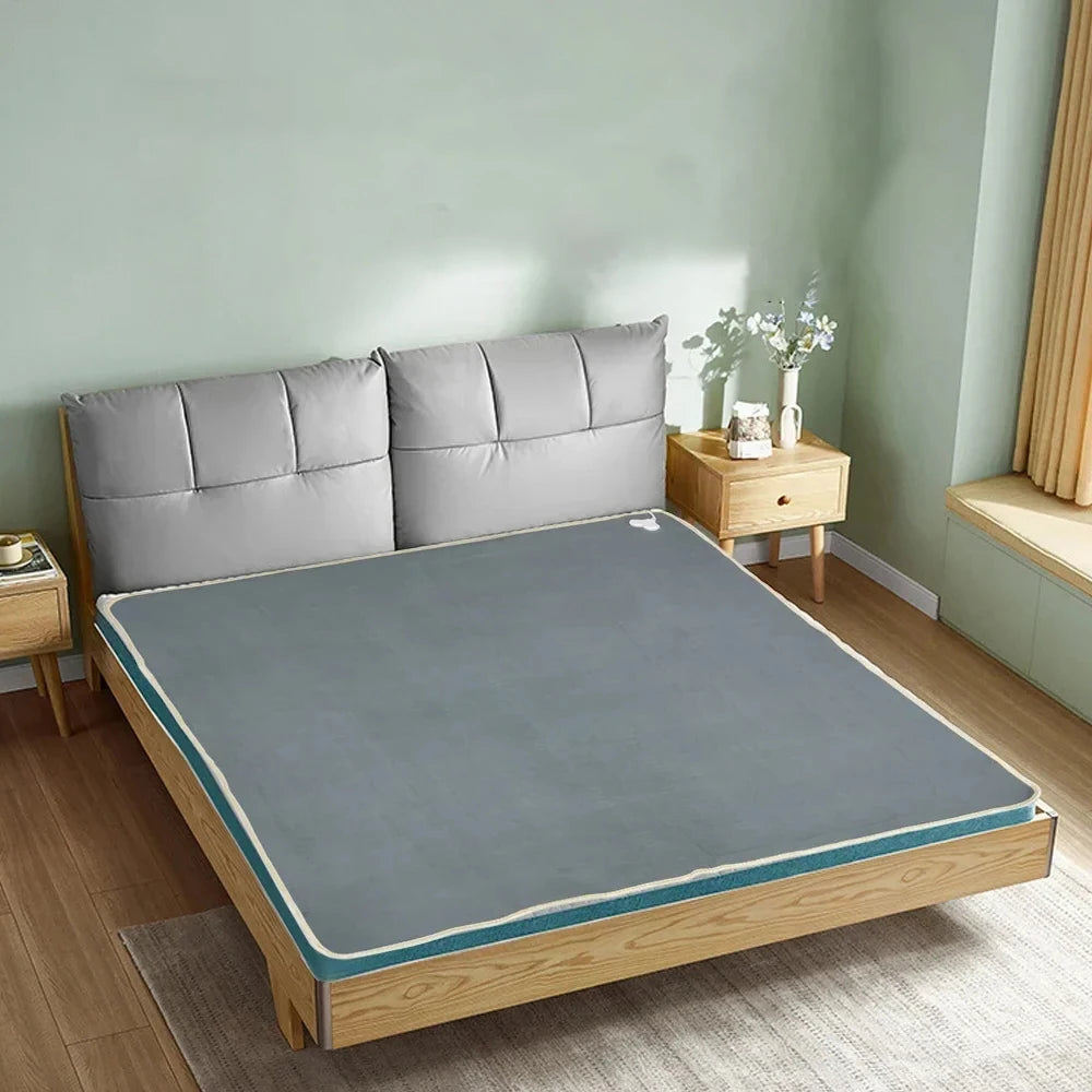 Elektryczny koc grzewczy z automatycznym termostatem – podkład na łóżko / mata grzewcza 220V EU Plug