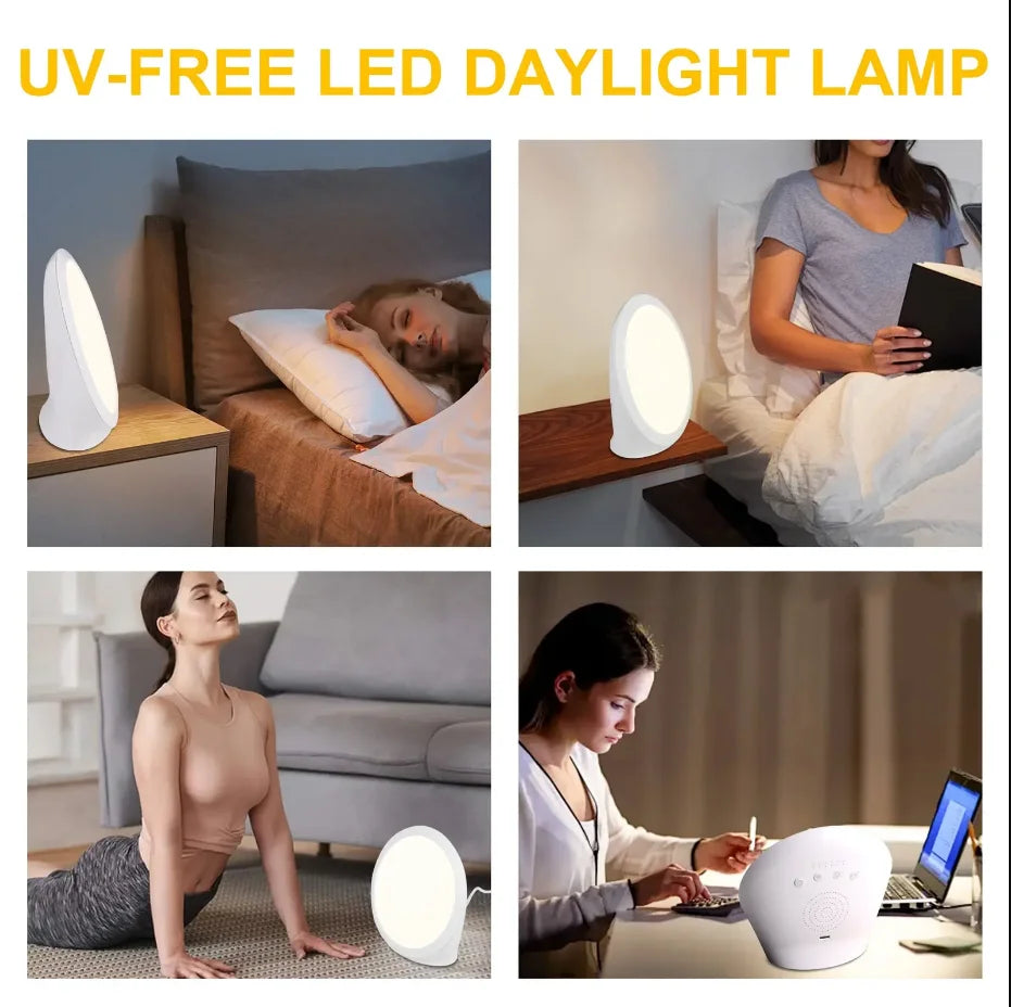 LumaLite 10000 LUX – kompaktowa lampa dziennego światła z regulacją jasności i funkcją pamięci