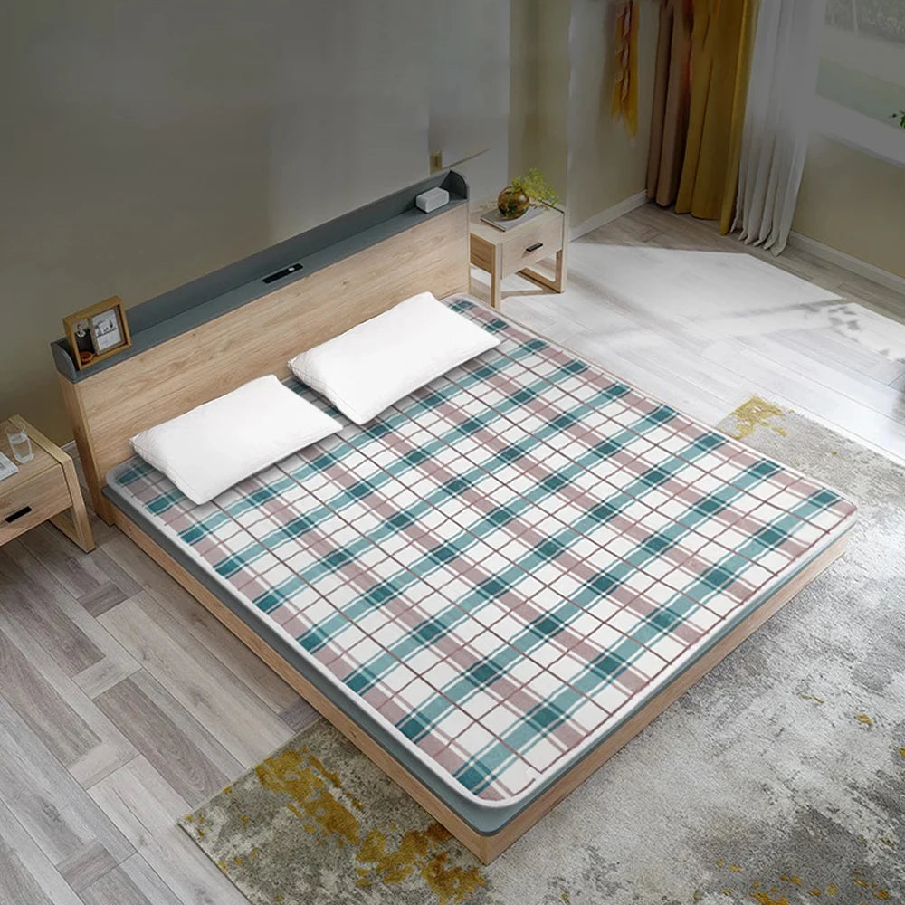 Elektryczny koc grzewczy z automatycznym termostatem – podkład na łóżko / mata grzewcza 220V EU Plug