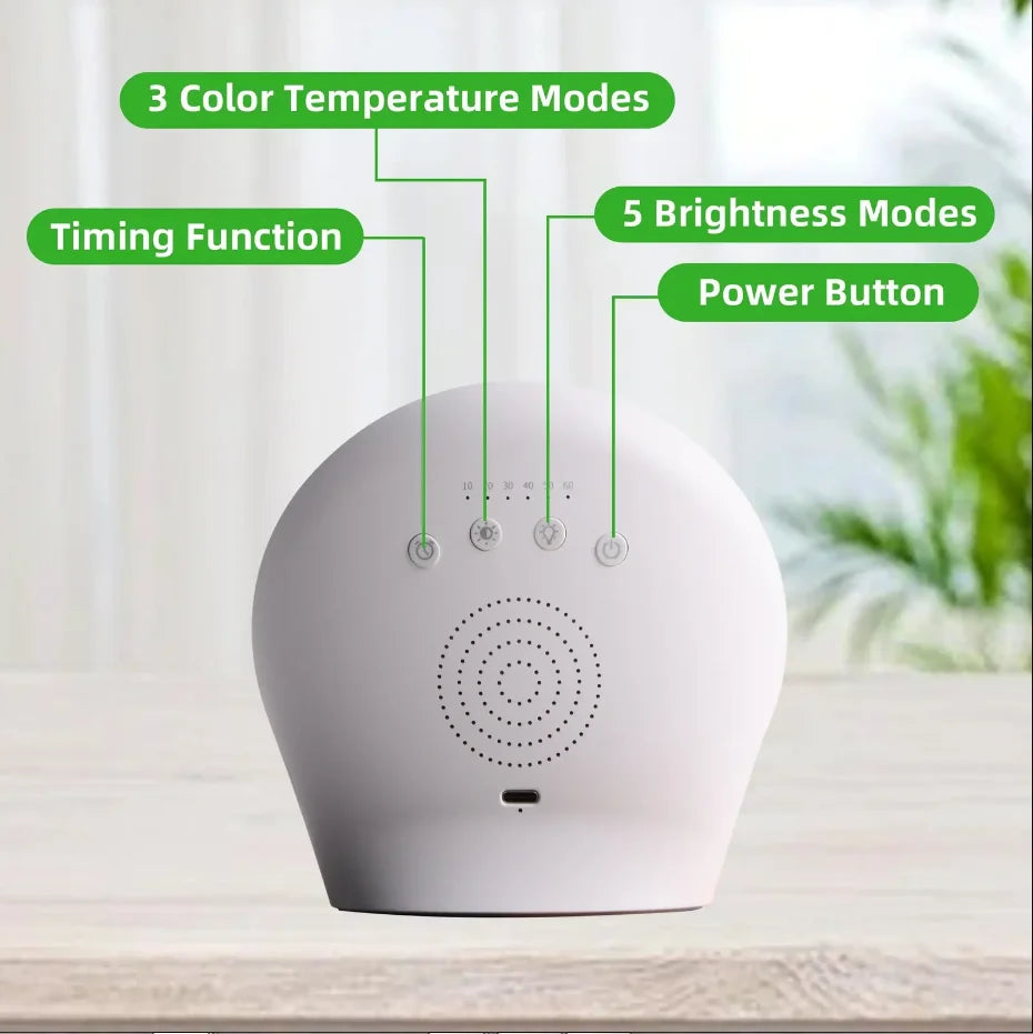 LumaLite 10000 LUX – kompaktowa lampa dziennego światła z regulacją jasności i funkcją pamięci